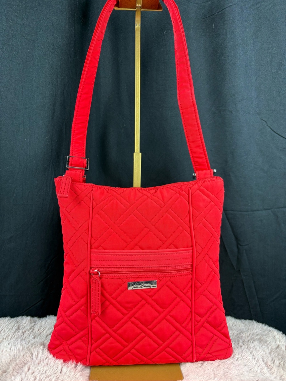 Vera Bradley Red Quilted Crossbody